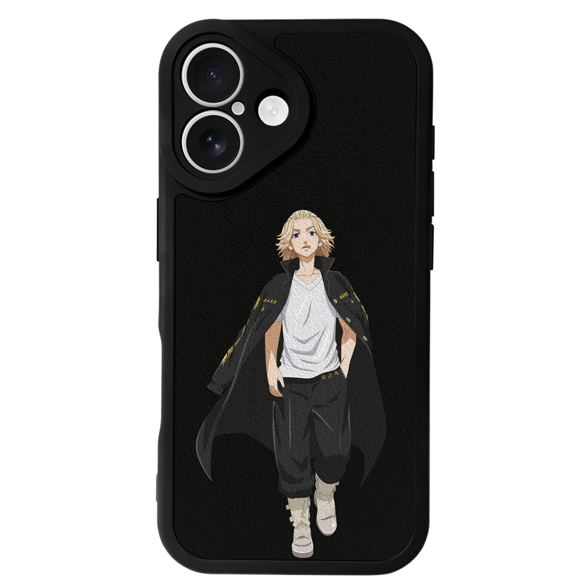 （画像用） 東京リベンジャーズ Tokyo Revengers 【iPhone 16シリーズ対応】シリコンスマホケース（レザー調） 材質：シリコン